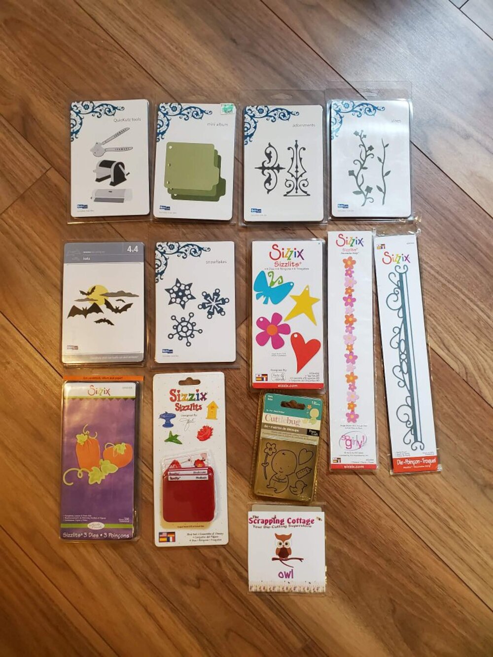 New Dies Tabletop Cutting Dies and Decorative Strips Quickutz Sizzix and More